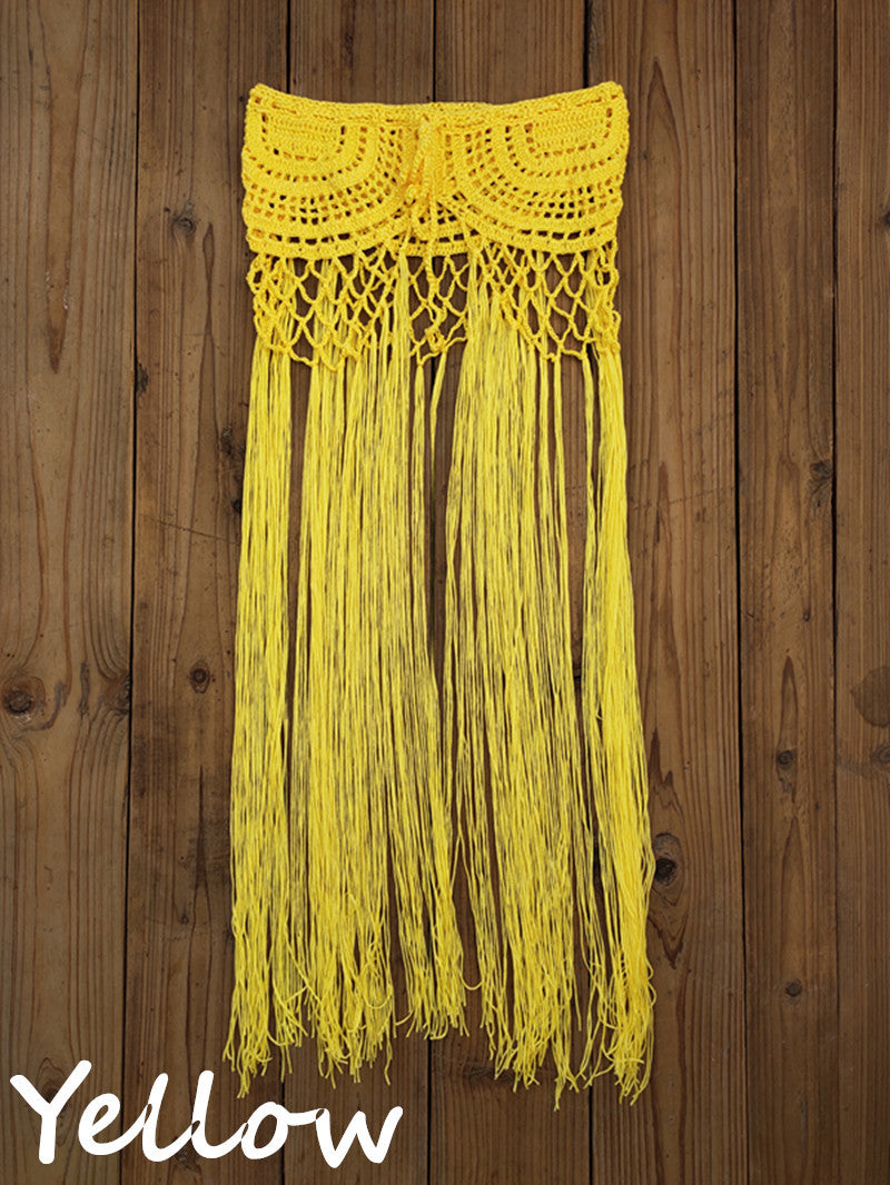 Cache-maillots de bain Jupe crochetée à la main