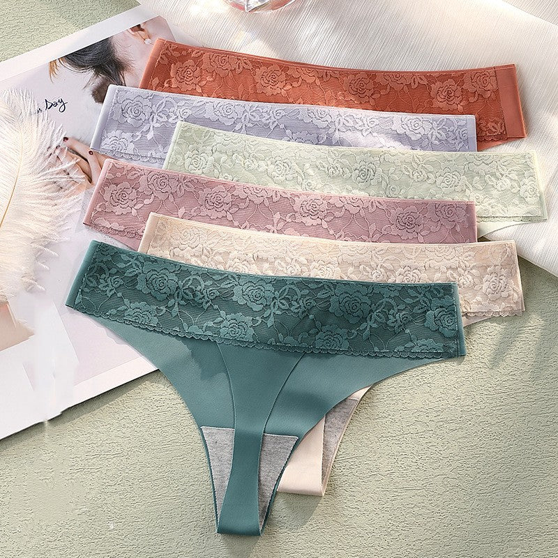 Medium Low Rise Lace G-string