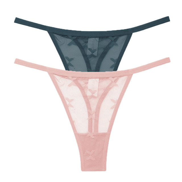 Mesh G-String Panties Transparent Underwear