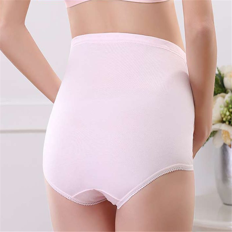 Cotton belly support lace panties