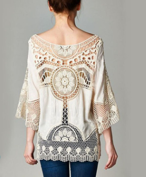 Blouse Beach Lace Summer Shirt