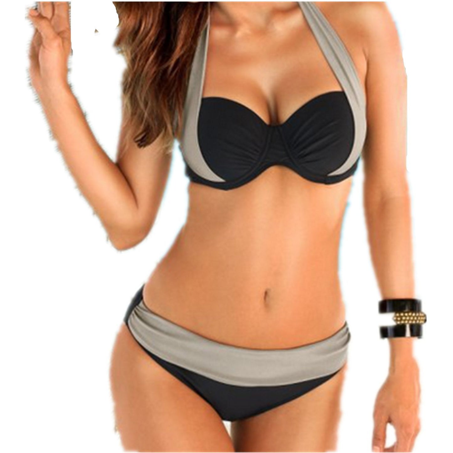 Europe And The United States New Bikini Swimwear High Waist