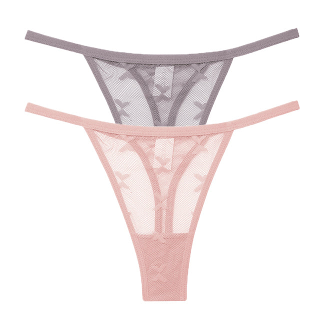 Mesh G-String Panties Transparent Underwear