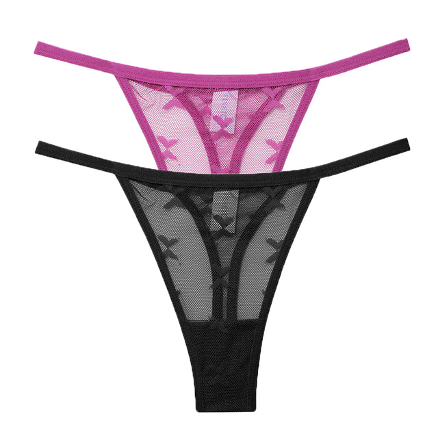 Mesh G-String Panties Transparent Underwear