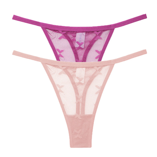 Mesh G-String Panties Transparent Underwear