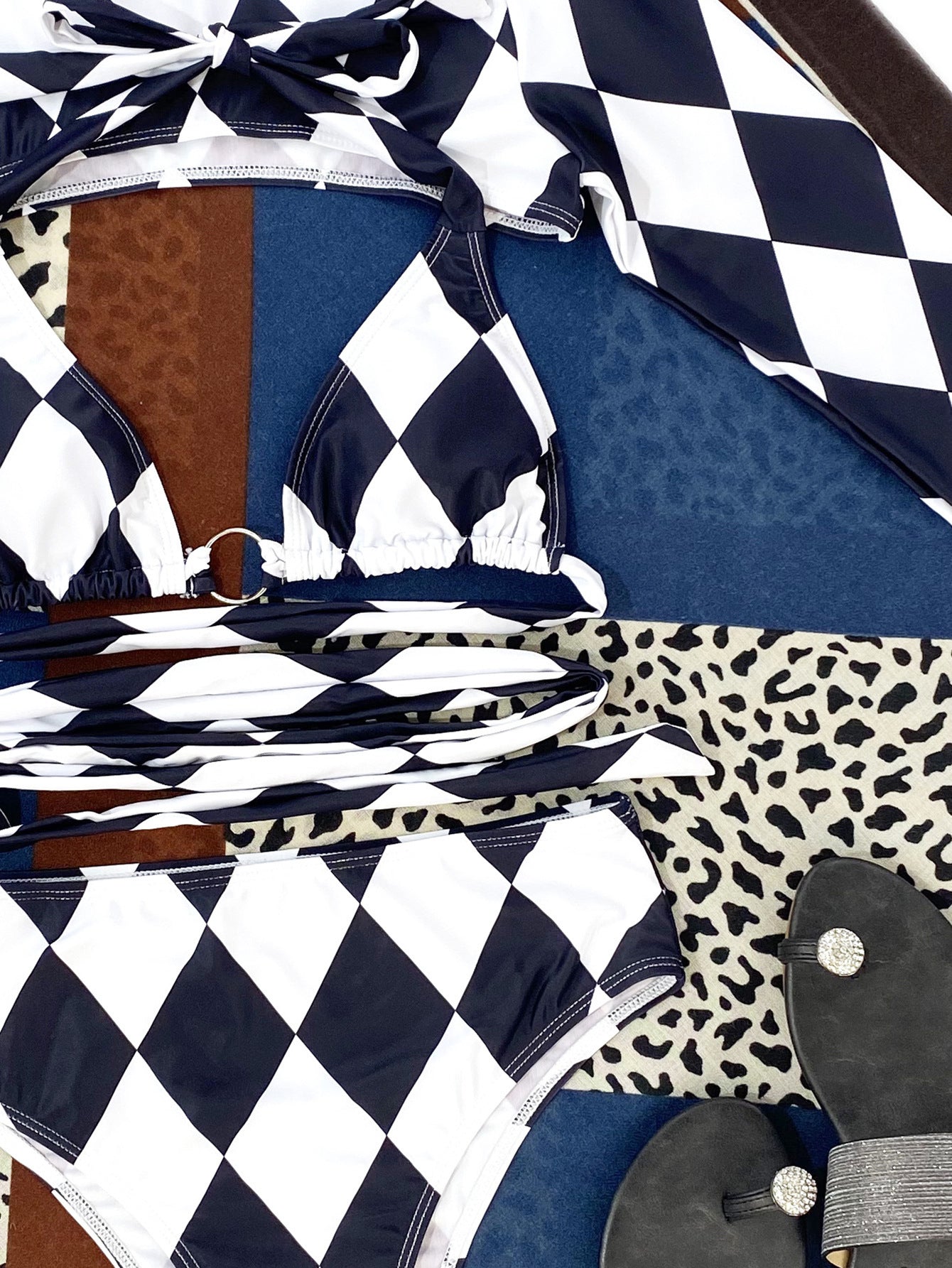 Three-piece Set Long Sleeve Bikini