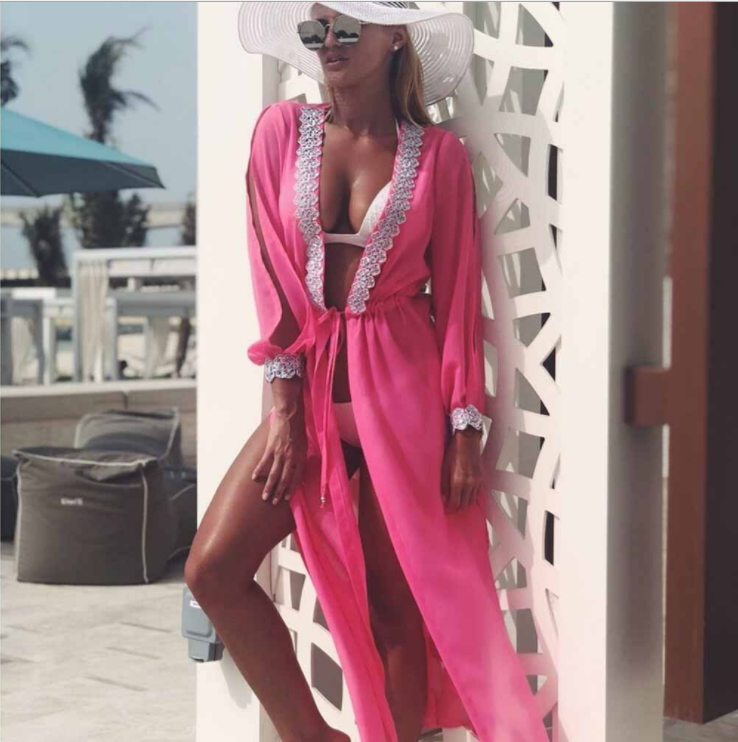 Long sleeve with lace blouse