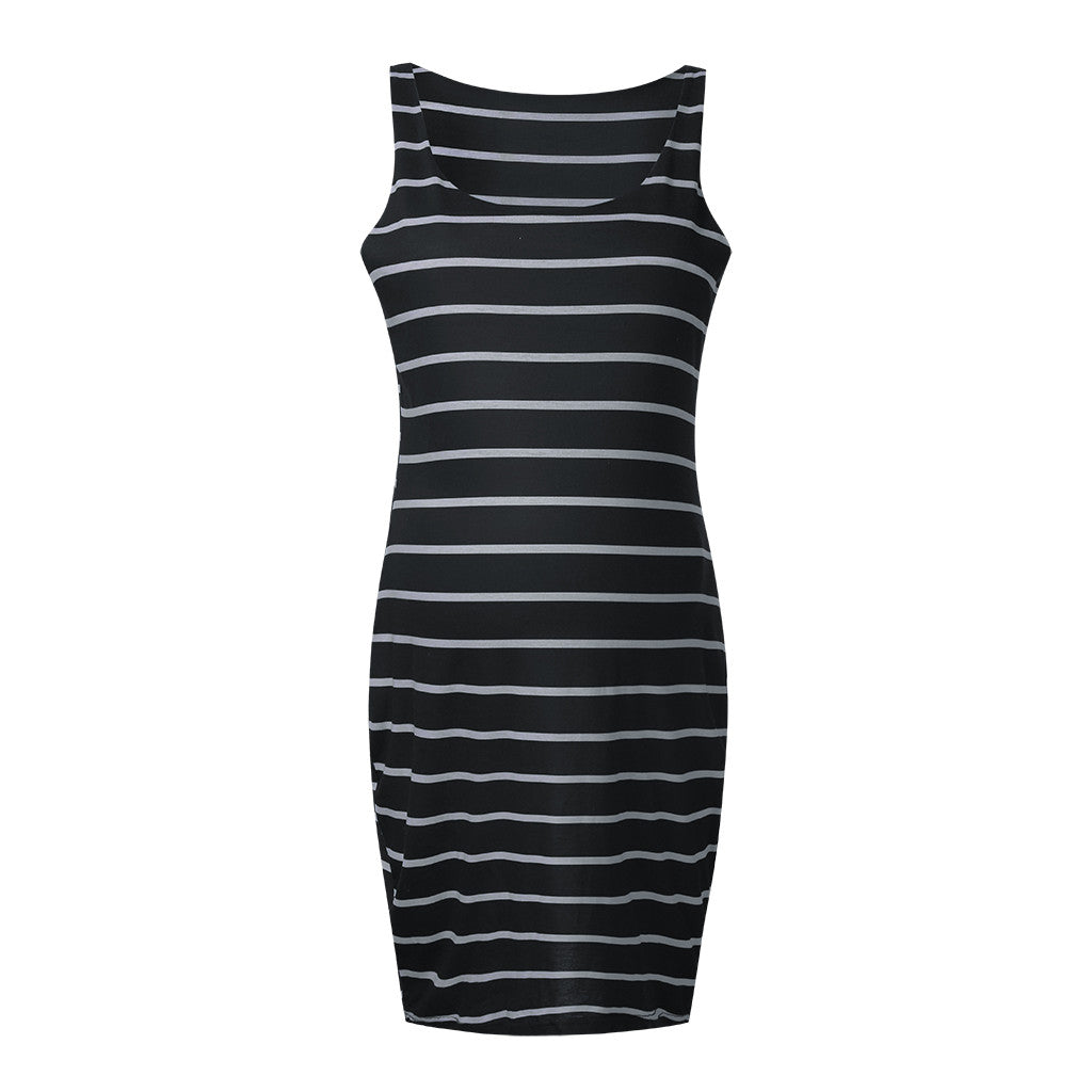 Striped Maternity Dress