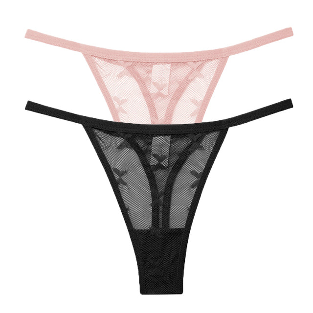 Mesh G-String Panties Transparent Underwear