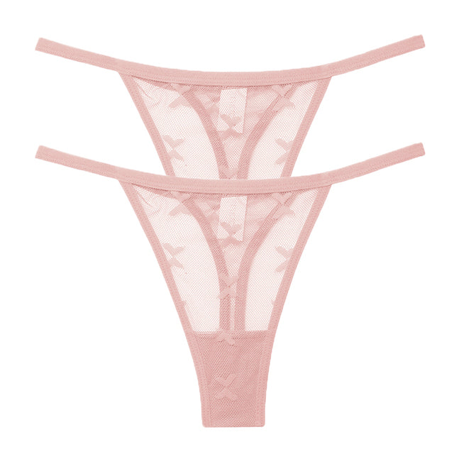 Mesh G-String Panties Transparent Underwear