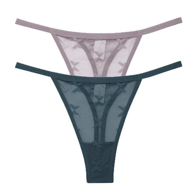 Mesh G-String Panties Transparent Underwear