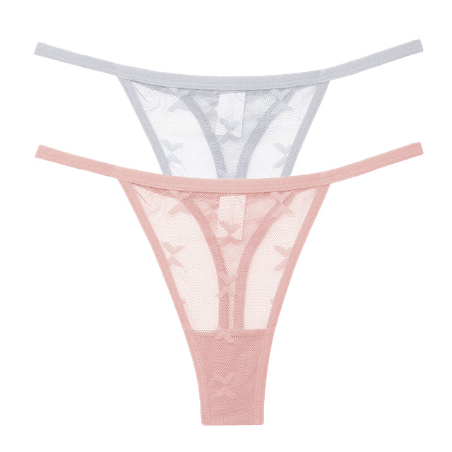 Mesh G-String Panties Transparent Underwear