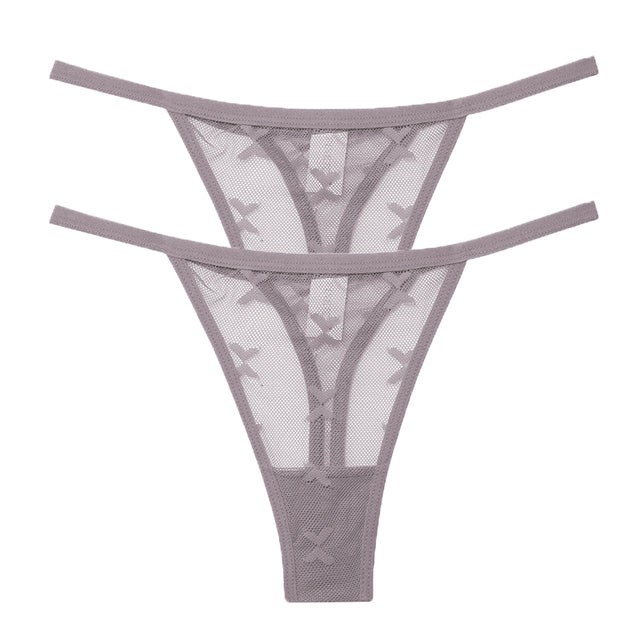 Mesh G-String Panties Transparent Underwear