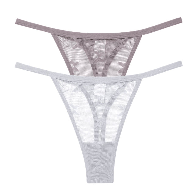 Mesh G-String Panties Transparent Underwear