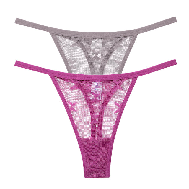 Mesh G-String Panties Transparent Underwear