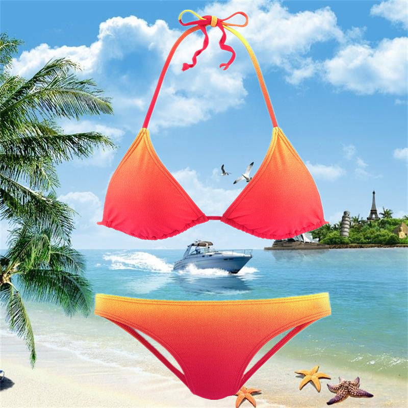 Swimsuit Gradient Series Split Swimsuit