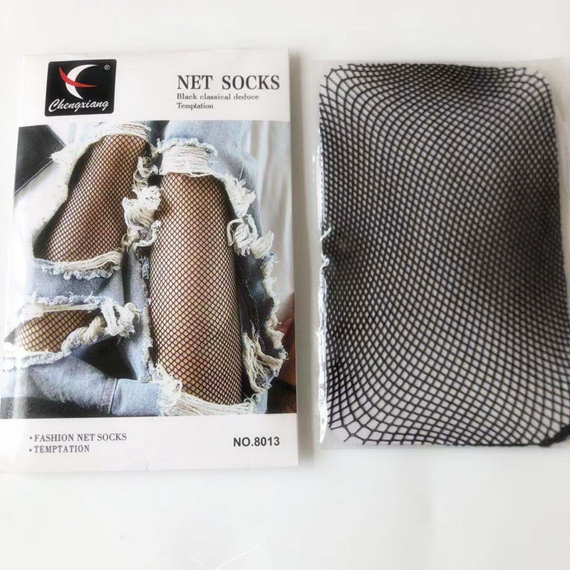 Women's Velvet Hollowed Out Pantyhose Fishnet Stockings