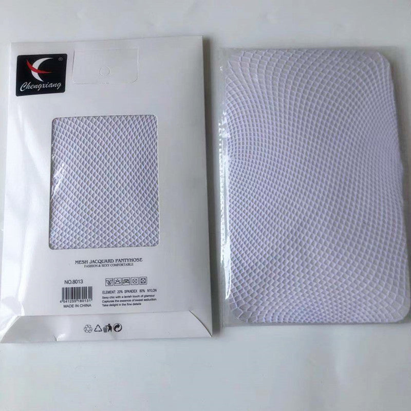 Women's Velvet Hollowed Out Pantyhose Fishnet Stockings